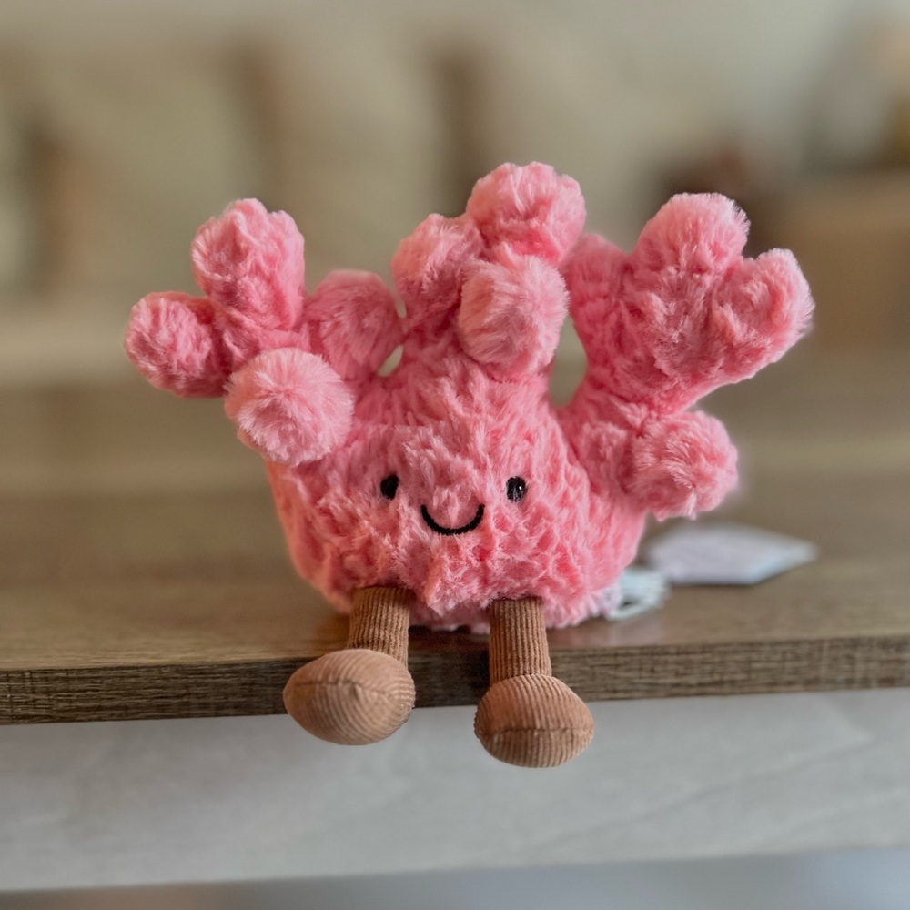 Jellycat Amuseables Coral Authentic & NWT!